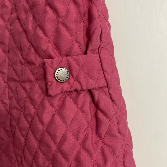 Barbour Pink Fulbourn Lightweight Short Gilet - Picture 12 of 15